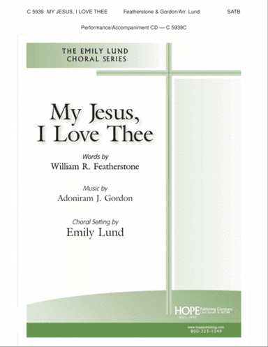 My Jesus, I Love Thee