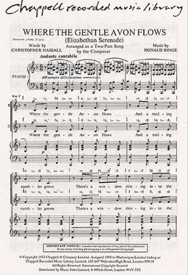 Where The Gentle Avon Flows