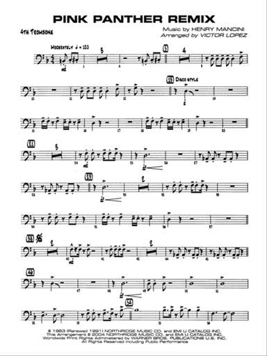 Pink Panther Remix: 4th Trombone