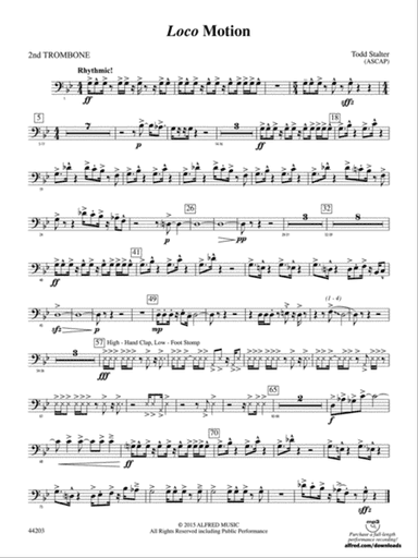 Loco Motion: 2nd Trombone