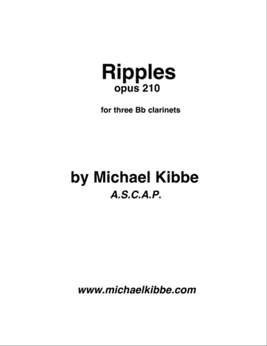Ripples, opus 210