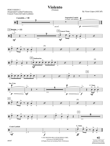 Violento: 2nd Percussion