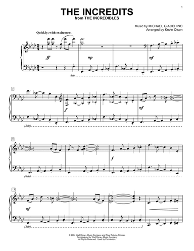The Incredits (from The Incredibles) (arr. Kevin Olson)