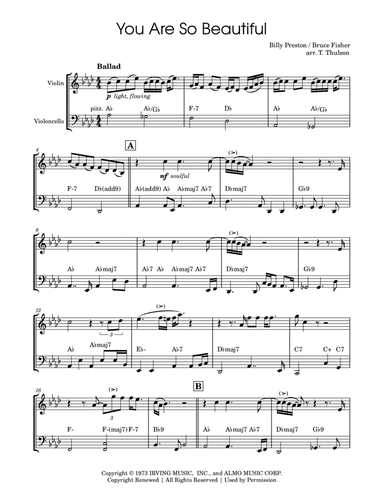 You Are So Beautiful