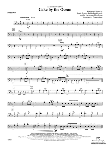 Cake by the Ocean: Bassoon