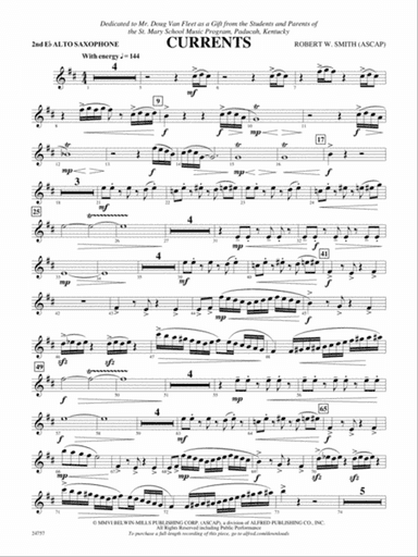 Currents: 2nd E-flat Alto Saxophone