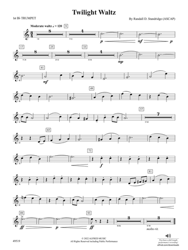 Twilight Waltz: 1st B-flat Trumpet