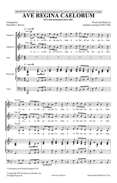 Ave Regina Caelorum (arr. Meredith Y. Bowen)