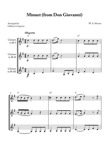 Minuet (from Don Giovanni)