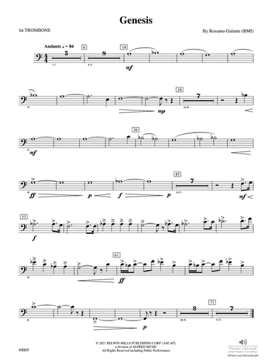 Genesis: 1st Trombone