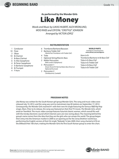 Like Money: Score