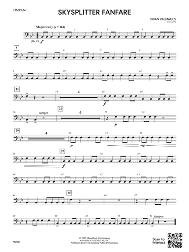 Skysplitter Fanfare: Timpani