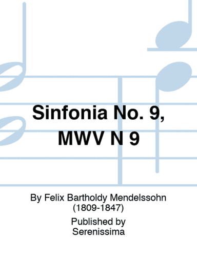 Sinfonia No. 9, MWV N 9