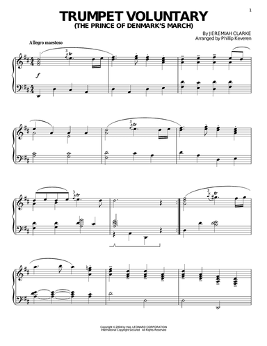 Trumpet Voluntary (arr. Phillip Keveren)