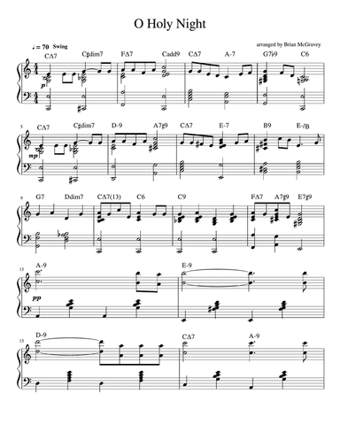 O Holy Night (Jazz Piano)