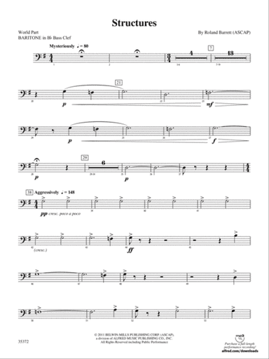 Structures: (wp) B-flat Baritone B.C.