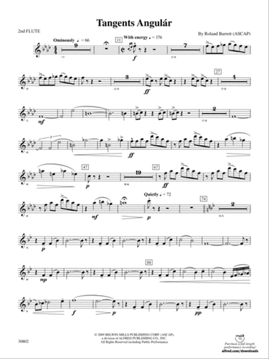 Tangents Angulár: 2nd Flute