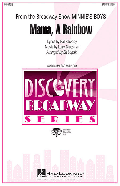 Mama, A Rainbow (from Minnie's Boys) - ShowTrax CD