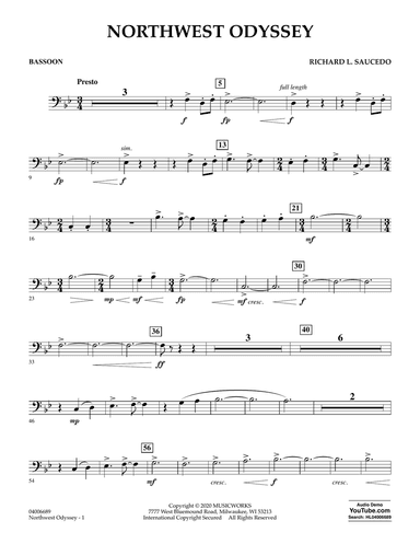 Northwest Odyssey - Bassoon