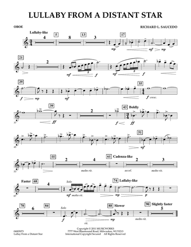 Lullaby From A Distant Star - Oboe