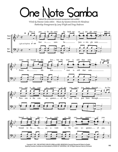 One Note Samba (samba De Uma Nota So)