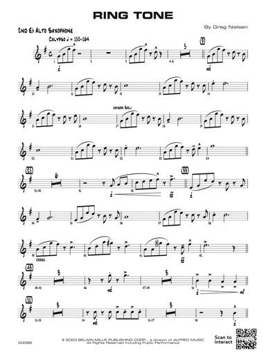 Ring Tone: 2nd E-flat Alto Saxophone
