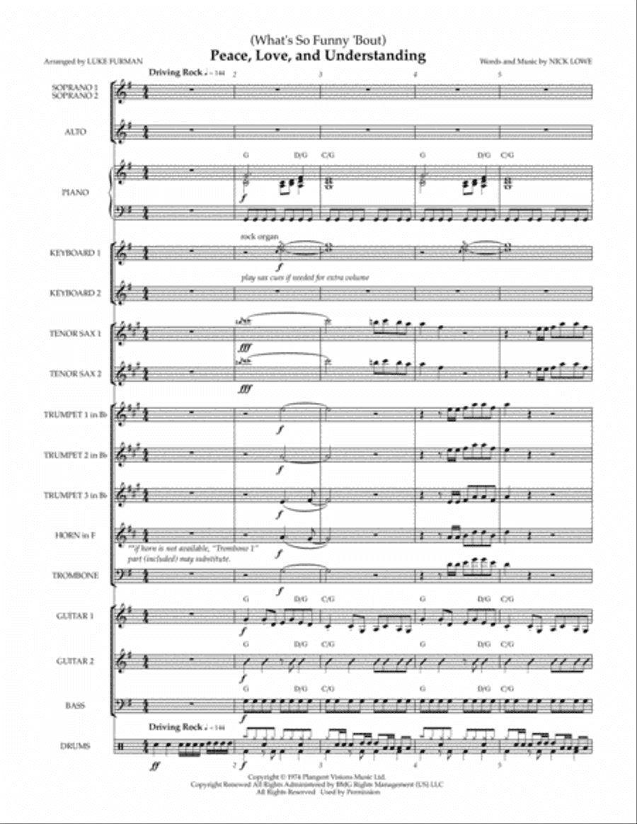 (what's So Funny 'bout) Peace, Love And Understanding