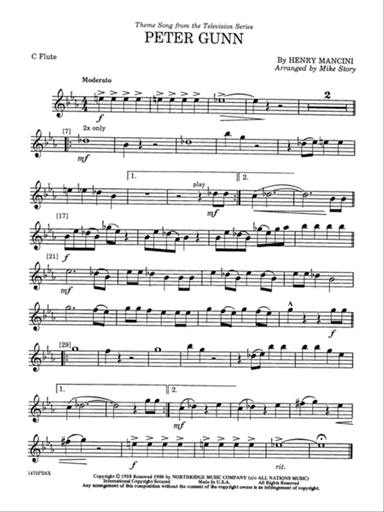 Peter Gunn: Flute