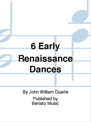 6 Early Renaissance Dances