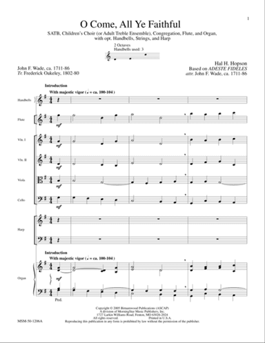 O Come, All Ye Faithful (Downloadable Full Score)