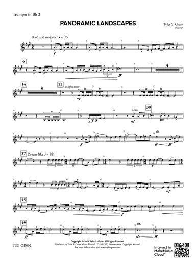 Panoramic Landscapes: 2nd B-flat Trumpet