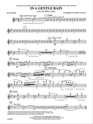 In a Gentle Rain: Flute