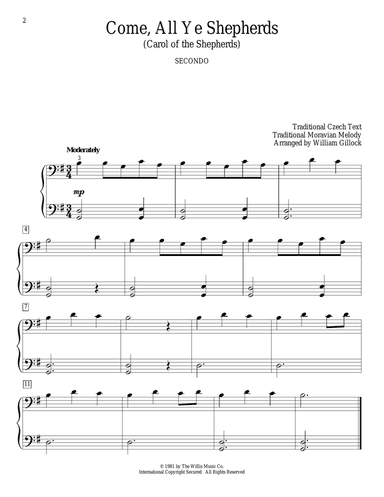 Come, All Ye Shepherds (Carol Of The Shepherds)