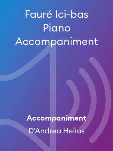 Fauré Ici-bas Piano Accompaniment