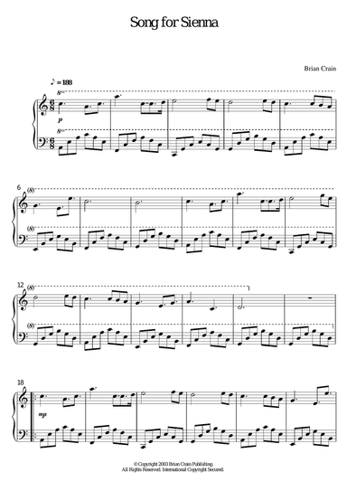 Song For Sienna