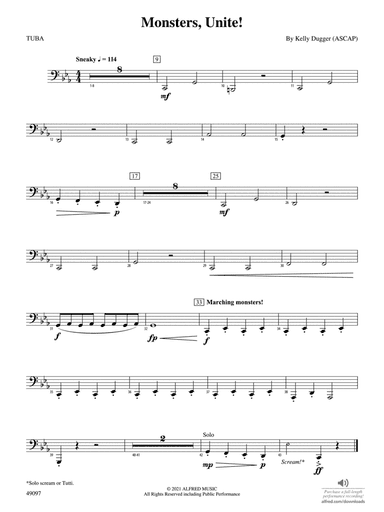 Monsters, Unite!: Tuba