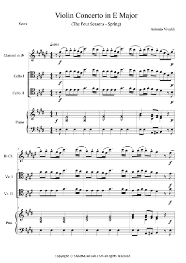 The Four Seasons Spring 1st Movement