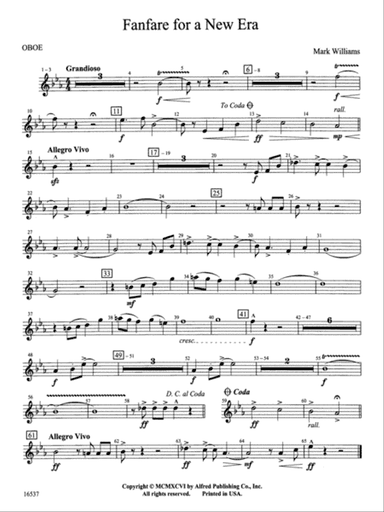 Fanfare for a New Era: Oboe