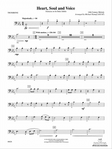 Heart, Soul, and Voice: 1st Trombone