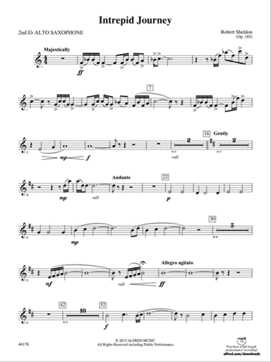 Intrepid Journey: 2nd E-flat Alto Saxophone