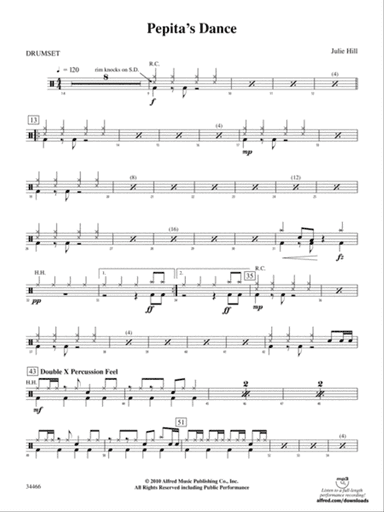 Pepita's Dance: Drums
