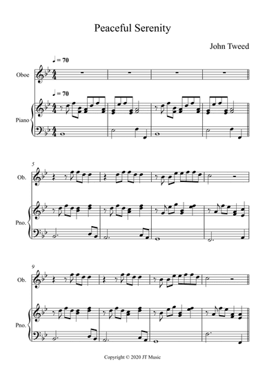 Peaceful Serenity - Oboe and Piano