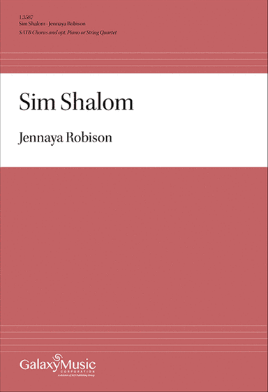 Sim Shalom (Piano/Choral Score)