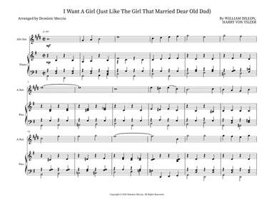 I Want A Girl (Just Like The Girl That Married Dear Old Dad)