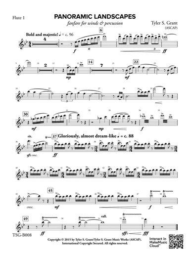 Panoramic Landscapes: 1st Flute