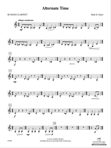 Alternate Time: B-flat Bass Clarinet