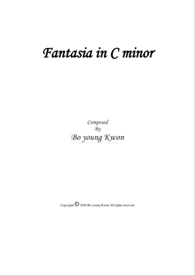 Fantasia in C Minor