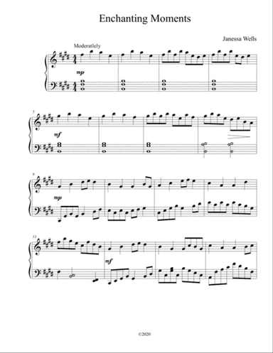 Enchanting Moments Piano Solo