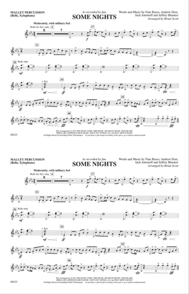 Some Nights: Mallets