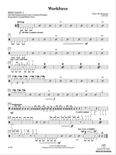Workforce: 2nd Percussion